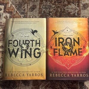 Fourth Wing and Iron Flame Books by Rebecca Yarros